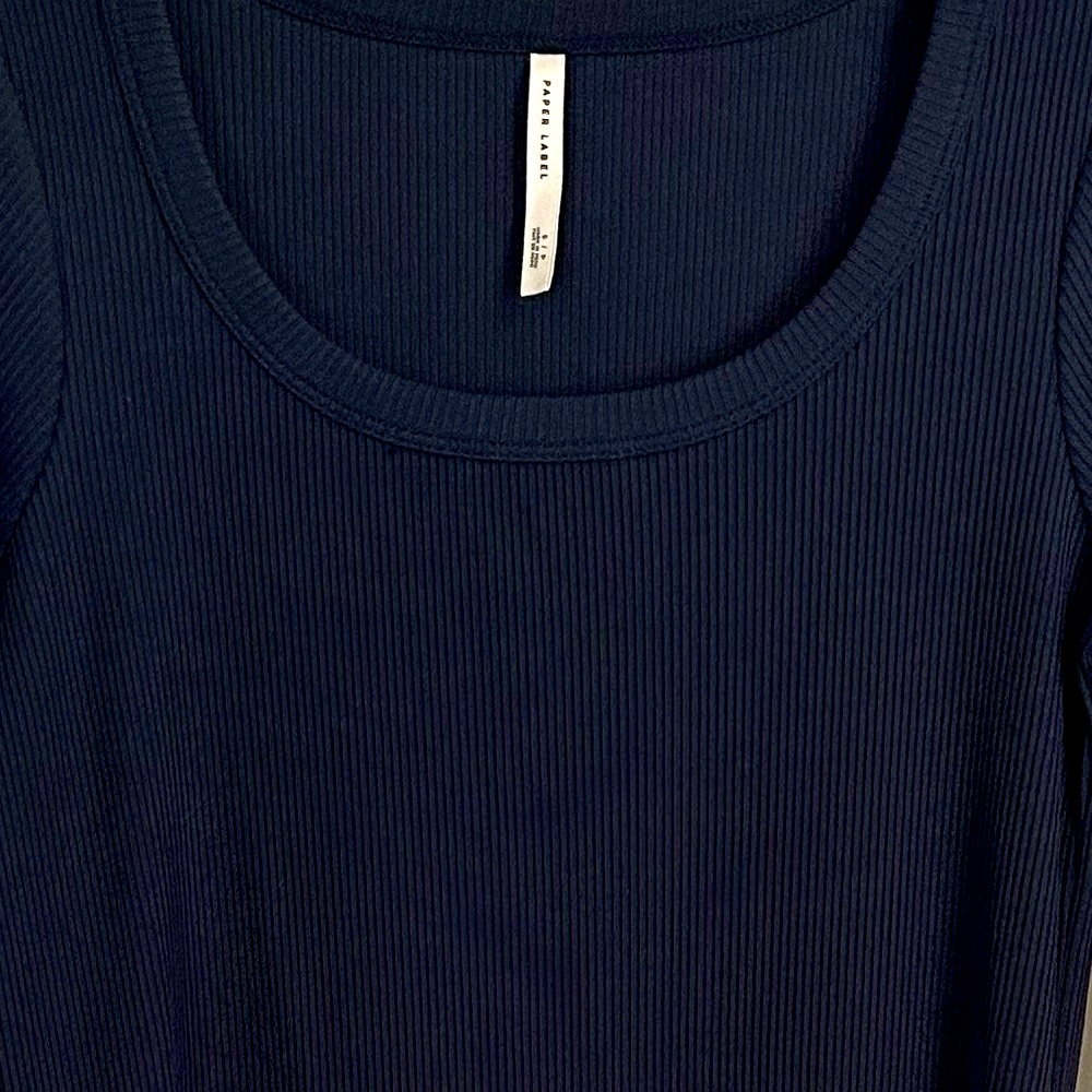 Paper Label Veronica ribbed dress sz. S - Picture 6 of 6